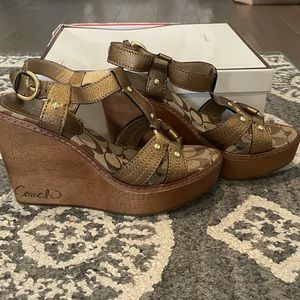 Coach wedges